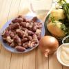 Куриные сердечки с картошкой: рецепты приготовления Картофель с сердечками в духовке